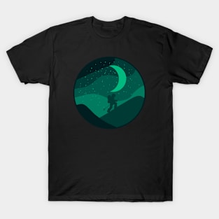 Adventure Silhouette Illustration 01 T-Shirt